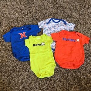 Hurley boy bundle of onesies